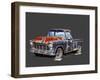 Vintage Truck IV-Emily Kalina-Framed Art Print