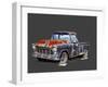 Vintage Truck IV-Emily Kalina-Framed Art Print