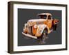 Vintage Truck V-Emily Kalina-Framed Art Print