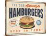 Vintage Try Our Homestyle Hamburgers-Real Callahan-Mounted Art Print