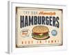 Vintage Try Our Homestyle Hamburgers-Real Callahan-Framed Art Print