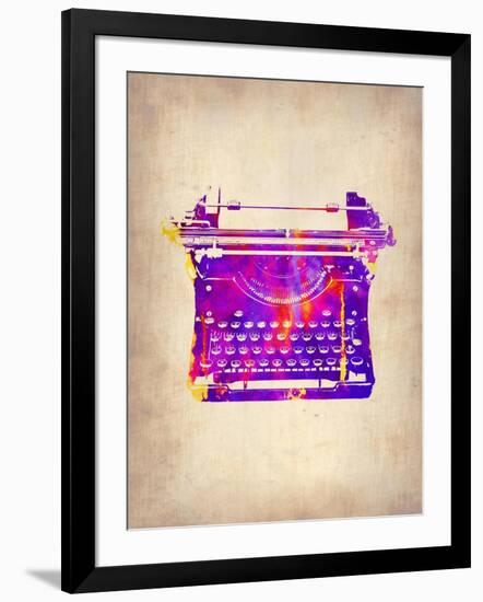 Vintage Typewriter 1-NaxArt-Framed Art Print