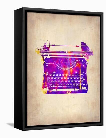 Vintage Typewriter 1-NaxArt-Framed Stretched Canvas