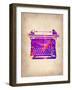 Vintage Typewriter 1-NaxArt-Framed Art Print