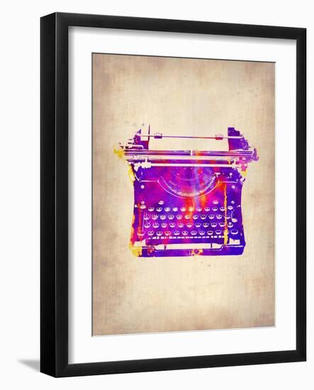 Vintage Typewriter 1-NaxArt-Framed Art Print