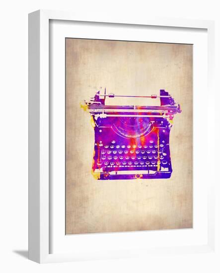 Vintage Typewriter 1-NaxArt-Framed Art Print