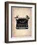 Vintage Typewriter 2-NaxArt-Framed Art Print