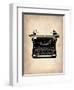 Vintage Typewriter 2-NaxArt-Framed Art Print