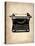 Vintage Typewriter 2-NaxArt-Stretched Canvas