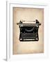 Vintage Typewriter 2-NaxArt-Framed Art Print