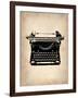 Vintage Typewriter 2-NaxArt-Framed Art Print