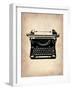 Vintage Typewriter 2-NaxArt-Framed Art Print