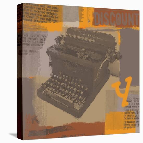 Vintage Typewriter I-Yashna-Stretched Canvas
