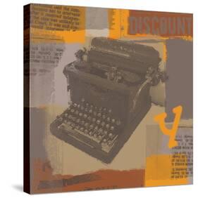 Vintage Typewriter I-Yashna-Stretched Canvas