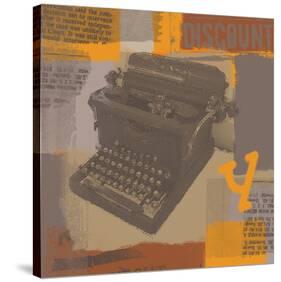 Vintage Typewriter I-Yashna-Stretched Canvas