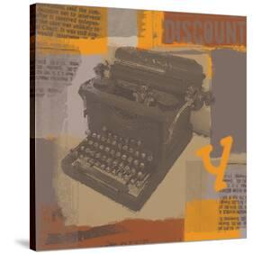 Vintage Typewriter I-Yashna-Stretched Canvas