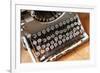 Vintage typewriter in a consignment store in Santa Fe, New Mexico.-Julien McRoberts-Framed Photographic Print