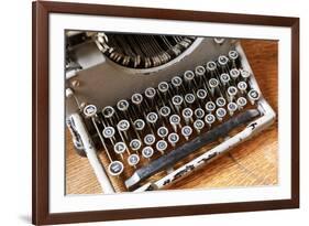 Vintage typewriter in a consignment store in Santa Fe, New Mexico.-Julien McRoberts-Framed Photographic Print