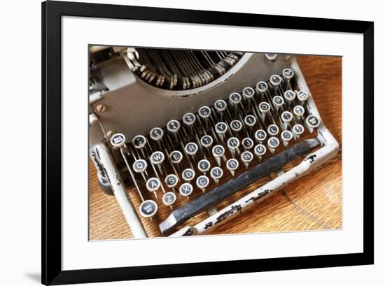Vintage typewriter in a consignment store in Santa Fe, New Mexico.-Julien McRoberts-Framed Photographic Print