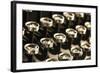 Vintage Typewriter Keys-SSilver-Framed Photographic Print