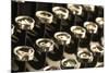 Vintage Typewriter Keys-SSilver-Mounted Photographic Print