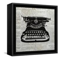 Vintage Typewriter-Piper Ballantyne-Framed Stretched Canvas