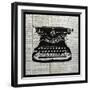 Vintage Typewriter-Piper Ballantyne-Framed Art Print