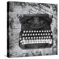 Vintage Typewriter-Lauren Gibbons-Stretched Canvas