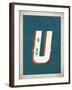 Vintage U-Kindred Sol Collective-Framed Art Print