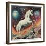 Vintage Unicorn Collage Art-Samantha Hearn-Framed Photographic Print