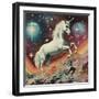 Vintage Unicorn Collage Art-Samantha Hearn-Framed Photographic Print