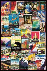 Travel Collage Posters Prints Paintings Wall Art For Sale Allposters Com
