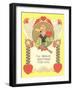 Vintage Valentine with Little Cowboy-null-Framed Art Print