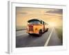 Vintage Van on a Countryside Road-olly2-Framed Photographic Print