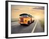 Vintage Van on a Countryside Road-olly2-Framed Photographic Print