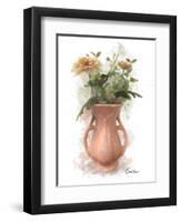Vintage Vase Blush-Matthew Piotrowicz-Framed Art Print