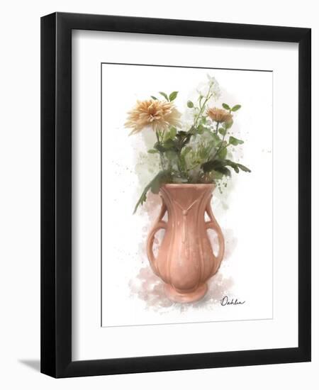 Vintage Vase Blush-Matthew Piotrowicz-Framed Art Print
