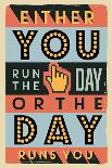 Run the Day-Vintage Vector Studio-Art Print