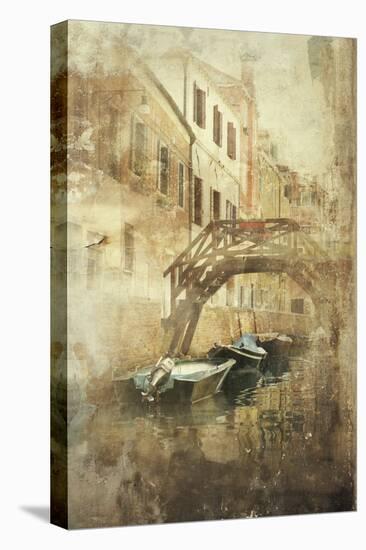 Vintage Venice-ValentinaPhotos-Stretched Canvas