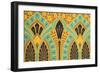 Vintage Victorian Textile Pattern Design-English-Framed Giclee Print