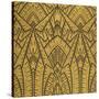 Vintage Victorian Textile Pattern Design-English-Stretched Canvas