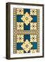 Vintage Victorian Textile Pattern Design-English-Framed Giclee Print