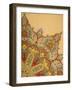 Vintage Victorian Textile Pattern Design-English-Framed Giclee Print