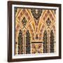 Vintage Victorian Textile Pattern Design-English-Framed Giclee Print