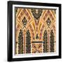 Vintage Victorian Textile Pattern Design-English-Framed Giclee Print