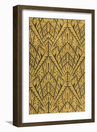 Vintage Victorian Textile Pattern Design-English-Framed Giclee Print