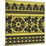 Vintage Victorian Textile Pattern Design-English-Mounted Giclee Print