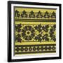 Vintage Victorian Textile Pattern Design-English-Framed Giclee Print