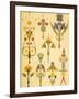 Vintage Victorian Textile Pattern Design-English-Framed Giclee Print