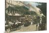 Vintage View of Boulevard Des Italiens-null-Mounted Art Print